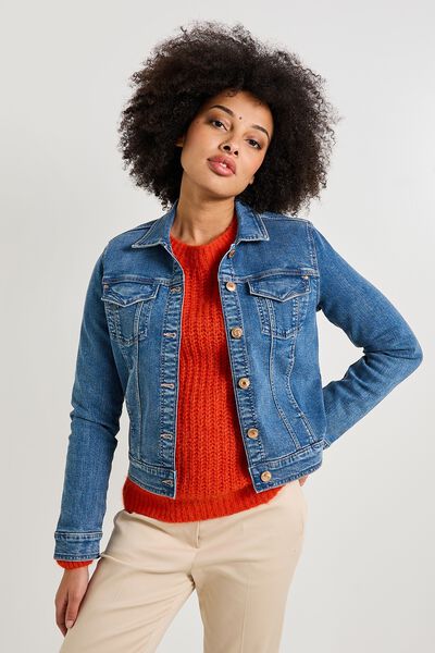 Veste en denim femme