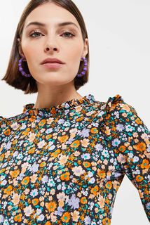 Tshirt imprimé fleuri femme