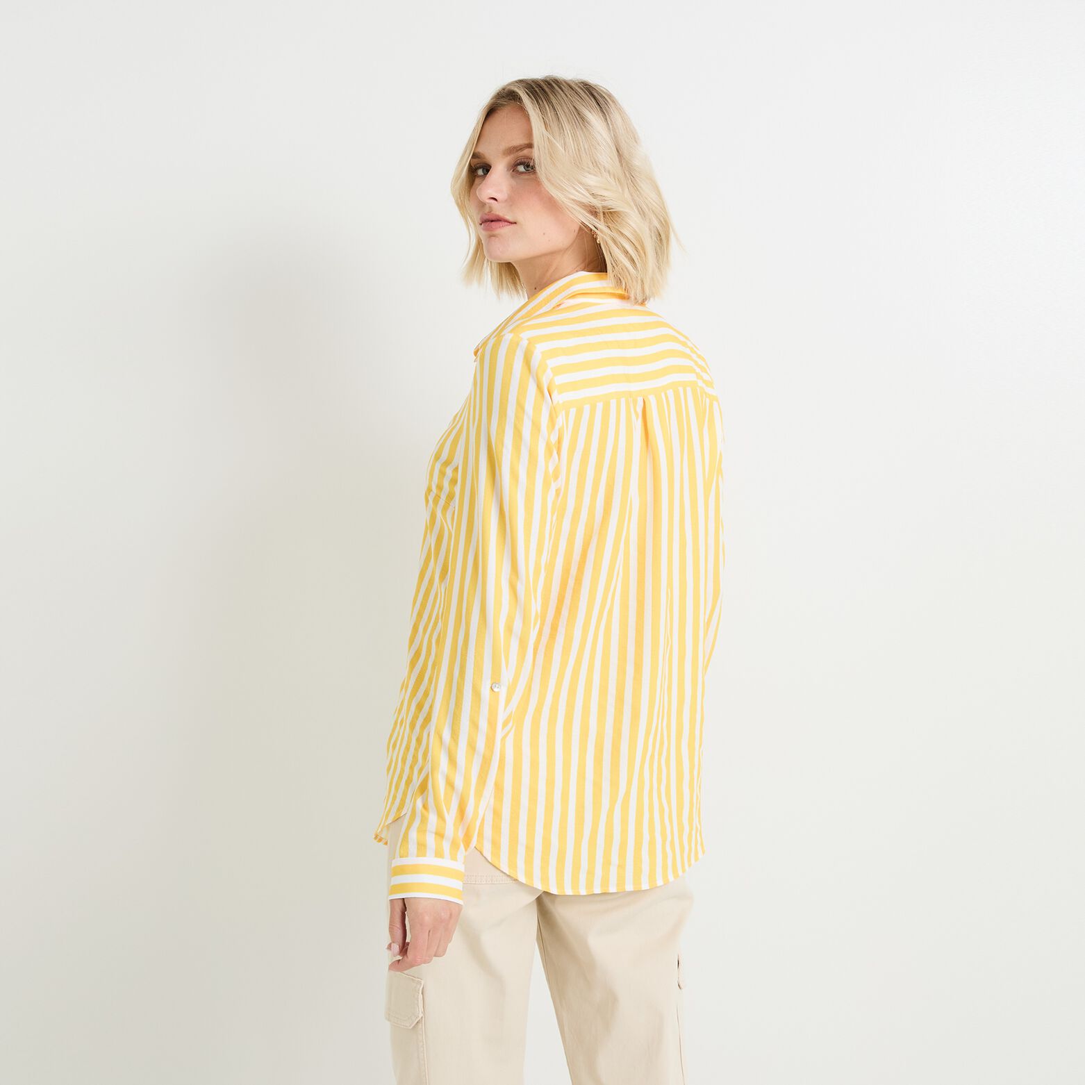 Chemise rayée femme