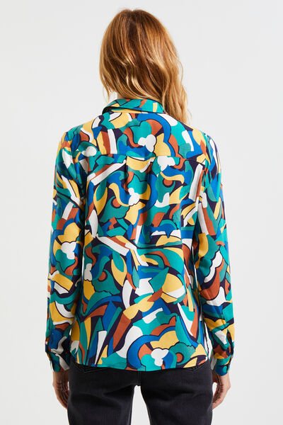 Chemise imprimée femme