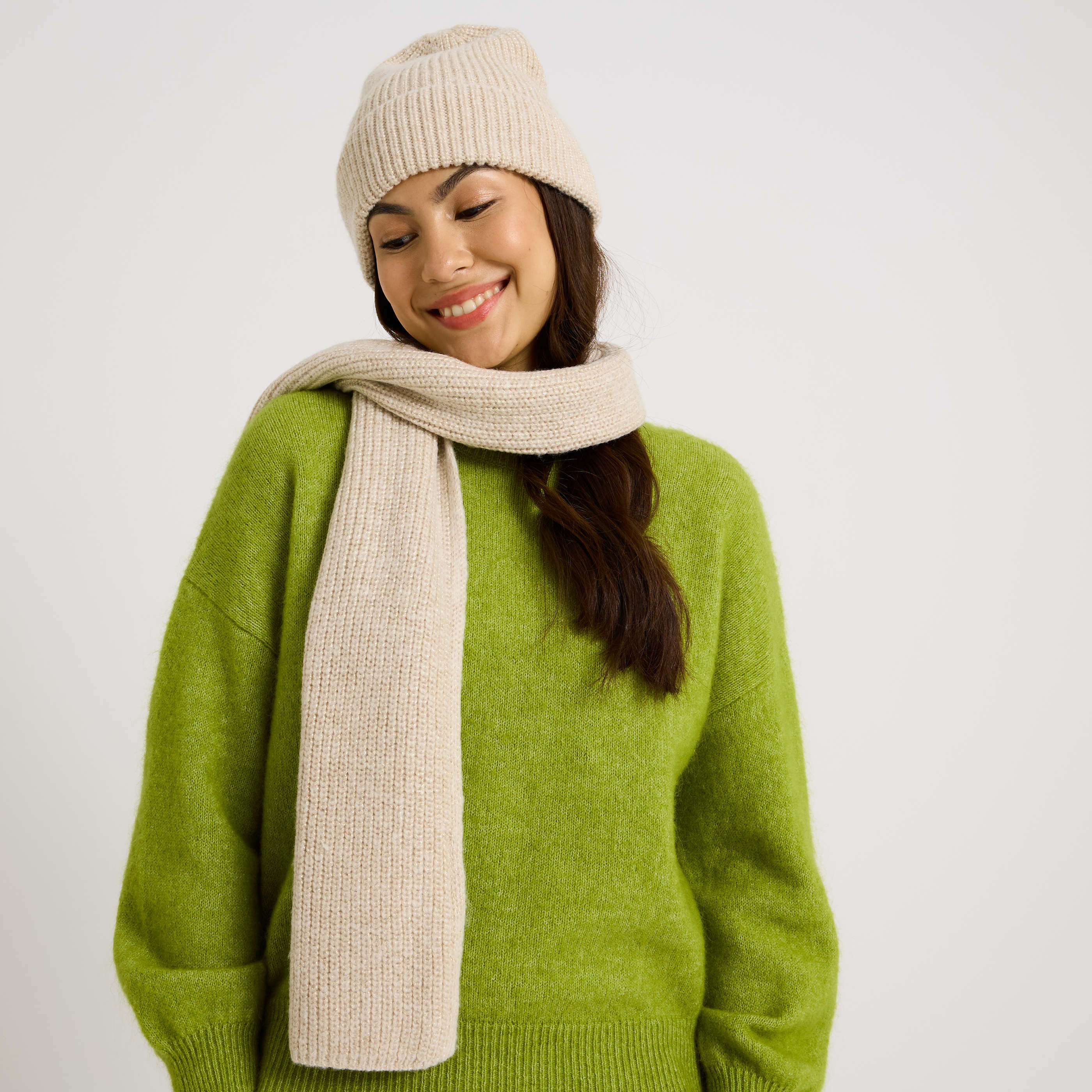 Coffret cadeau &eacute;charpe et bonnet femme