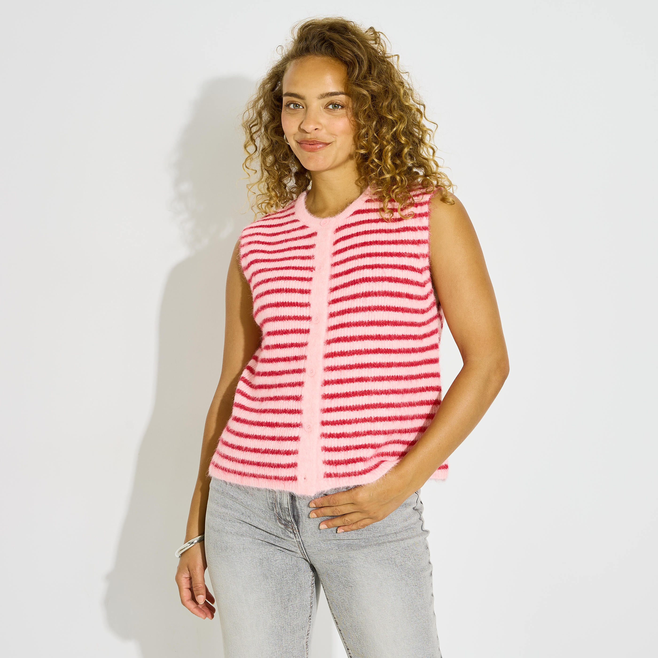 Gilet marini&egrave;re sans manches femme