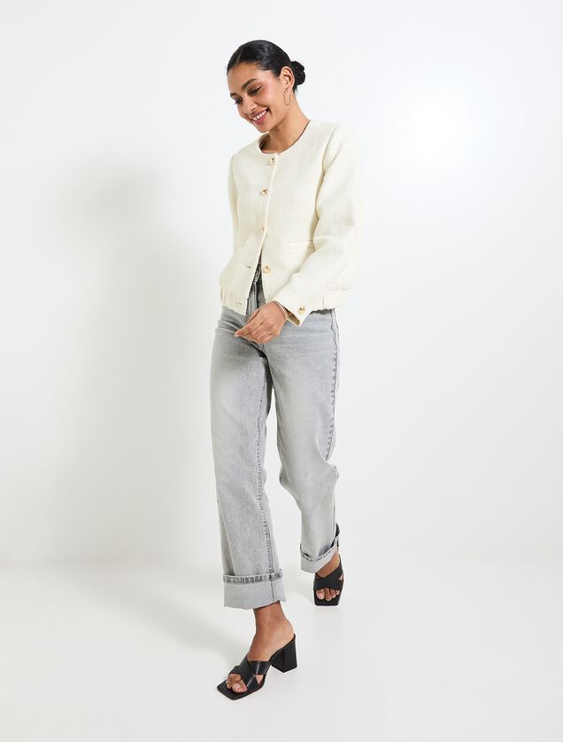 Blouson en tweed femme