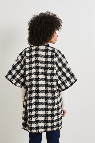Poncho ceinturé femme