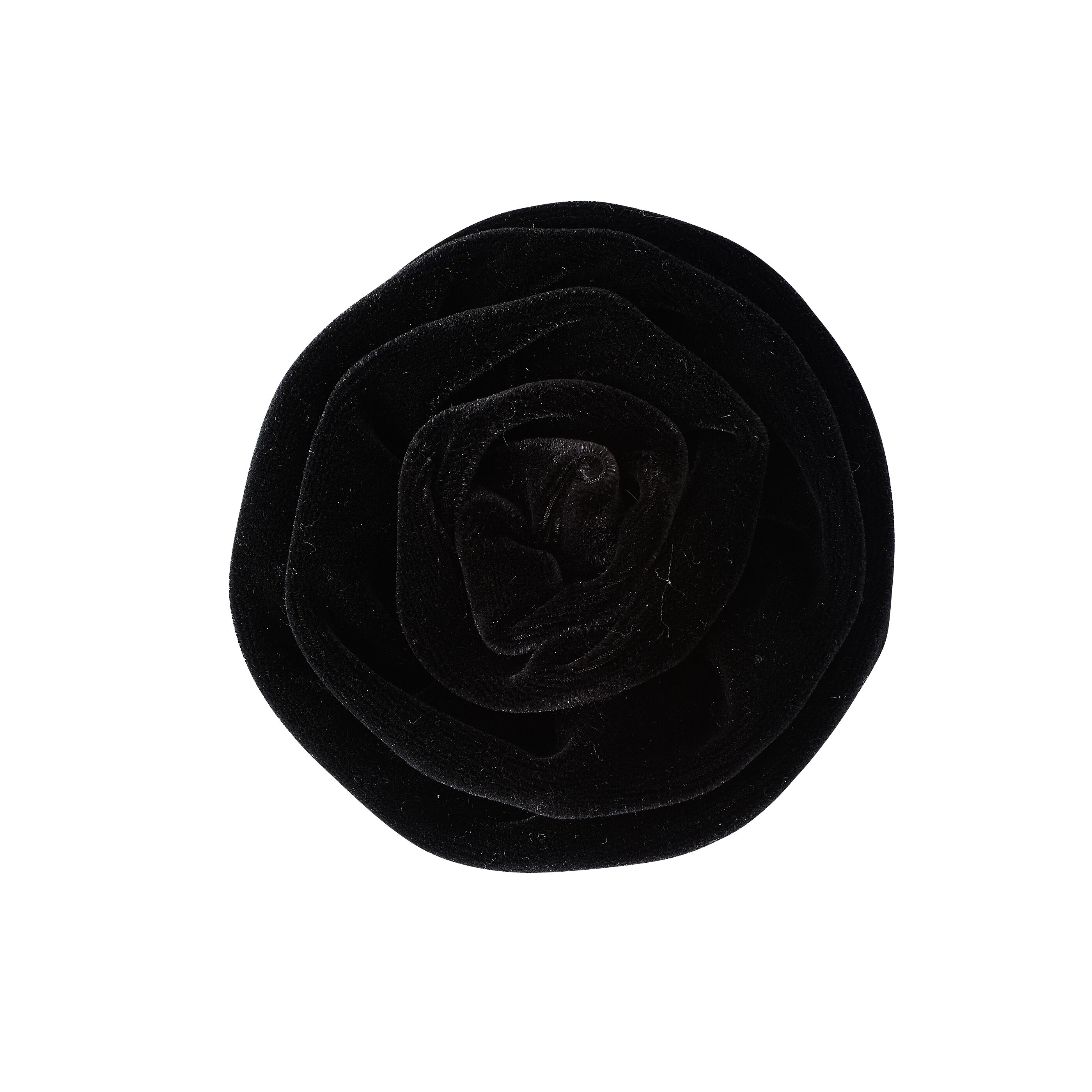 Broche fleur en velours