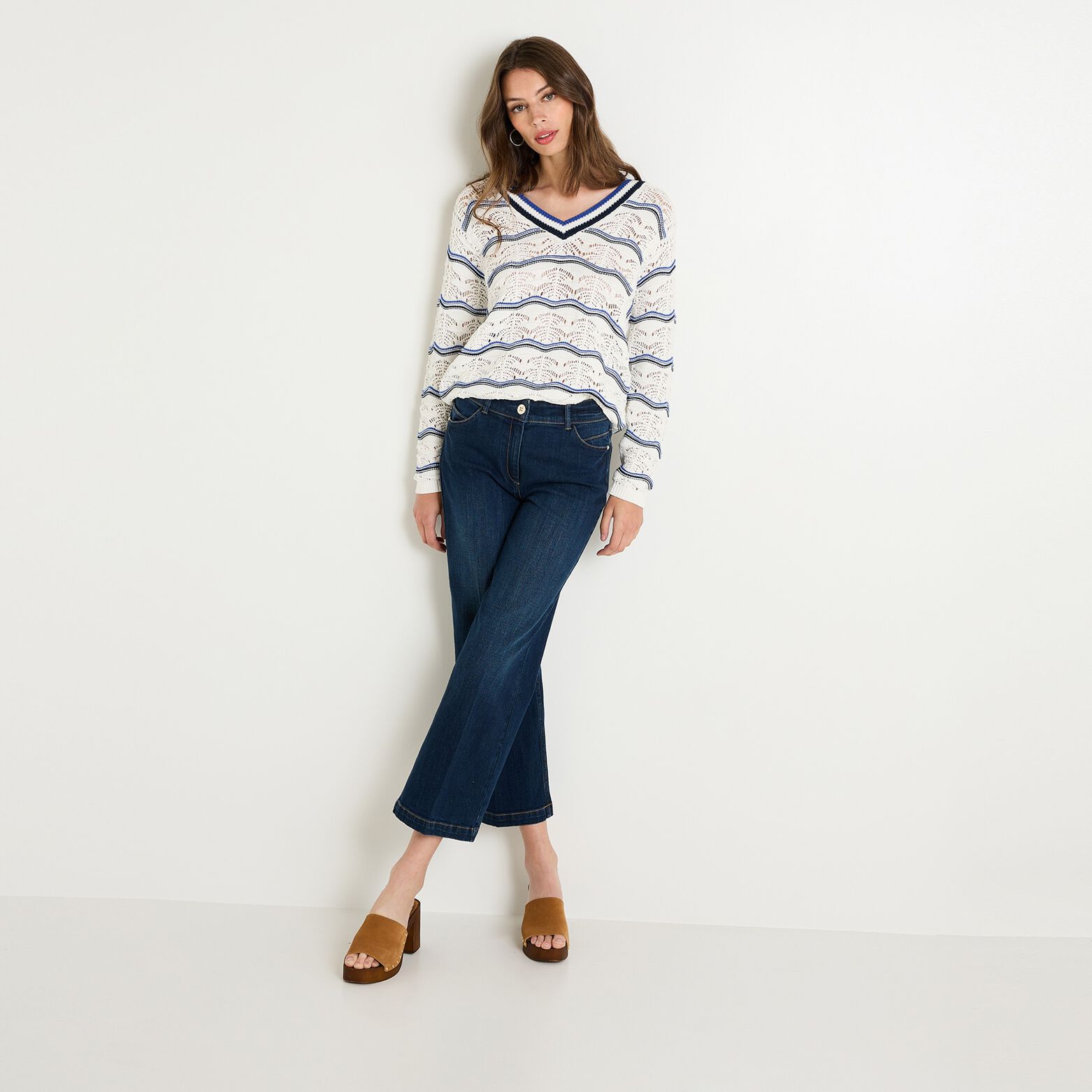 Pull manches longues femme