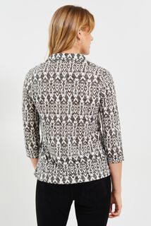 Tshirt col chemise femme