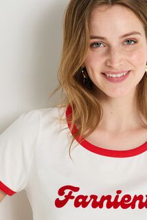 T-shirt col rond femme
