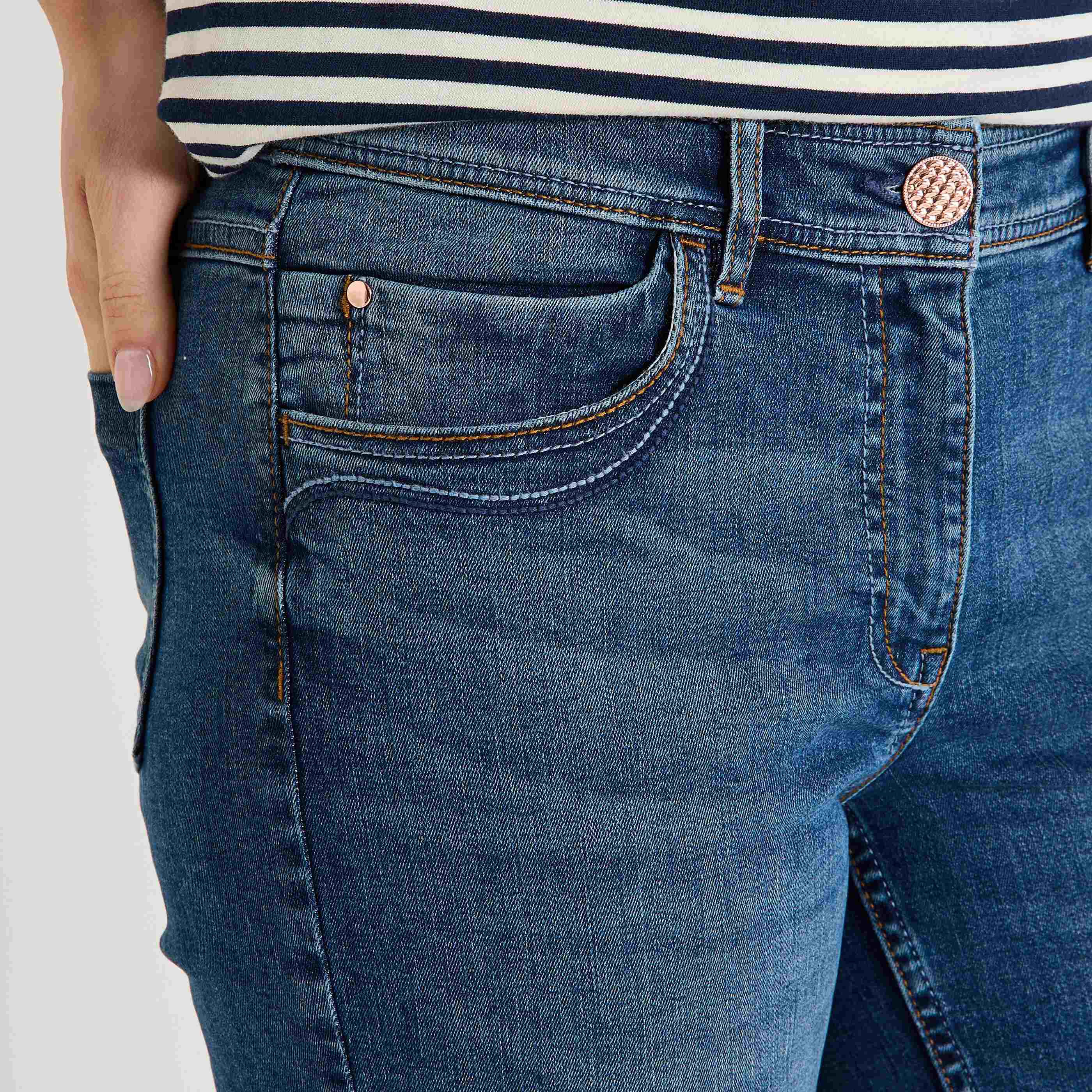 Bermuda en jean femme