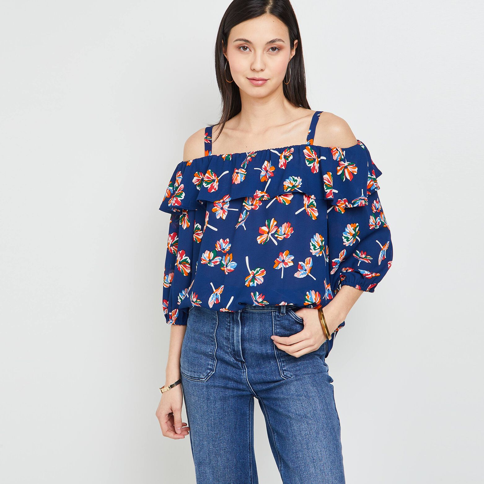 Blouse imprimée femme