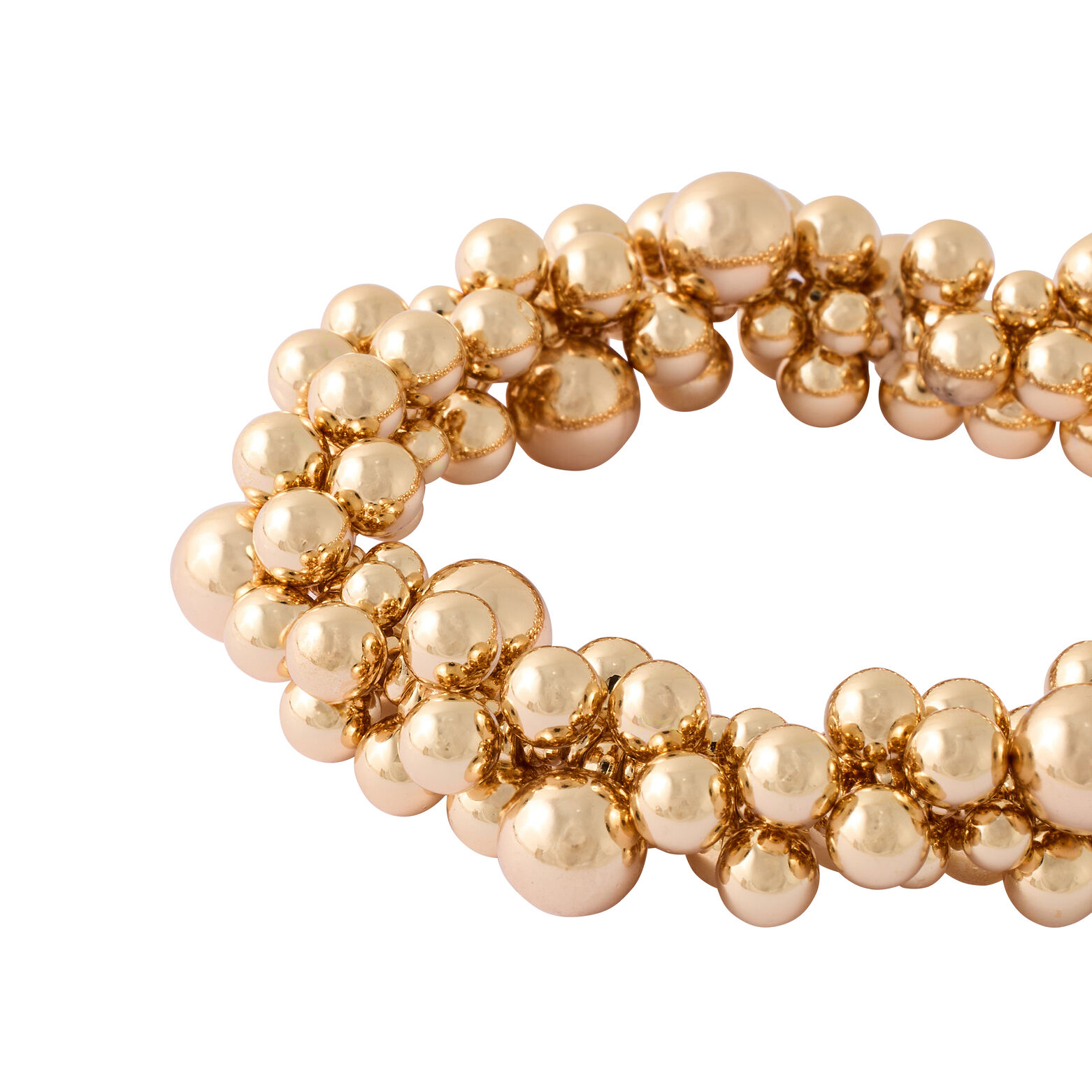 Bracelet perles dorées