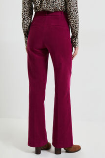 Pantalon large velours femme