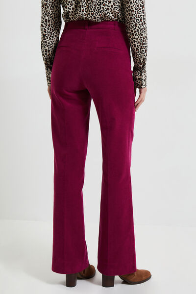 Pantalon large velours femme