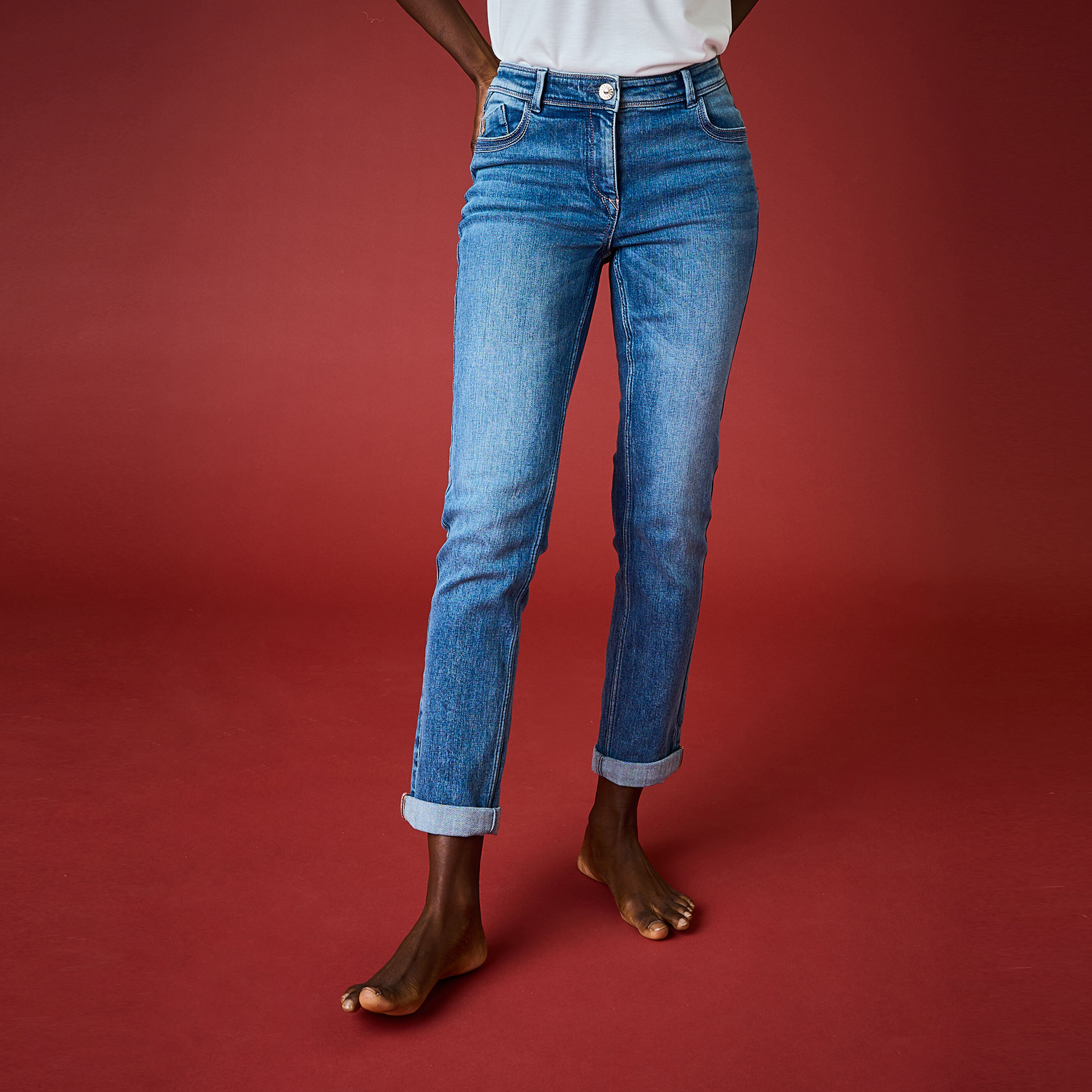 Jean raccourci TOKYO R01 femme