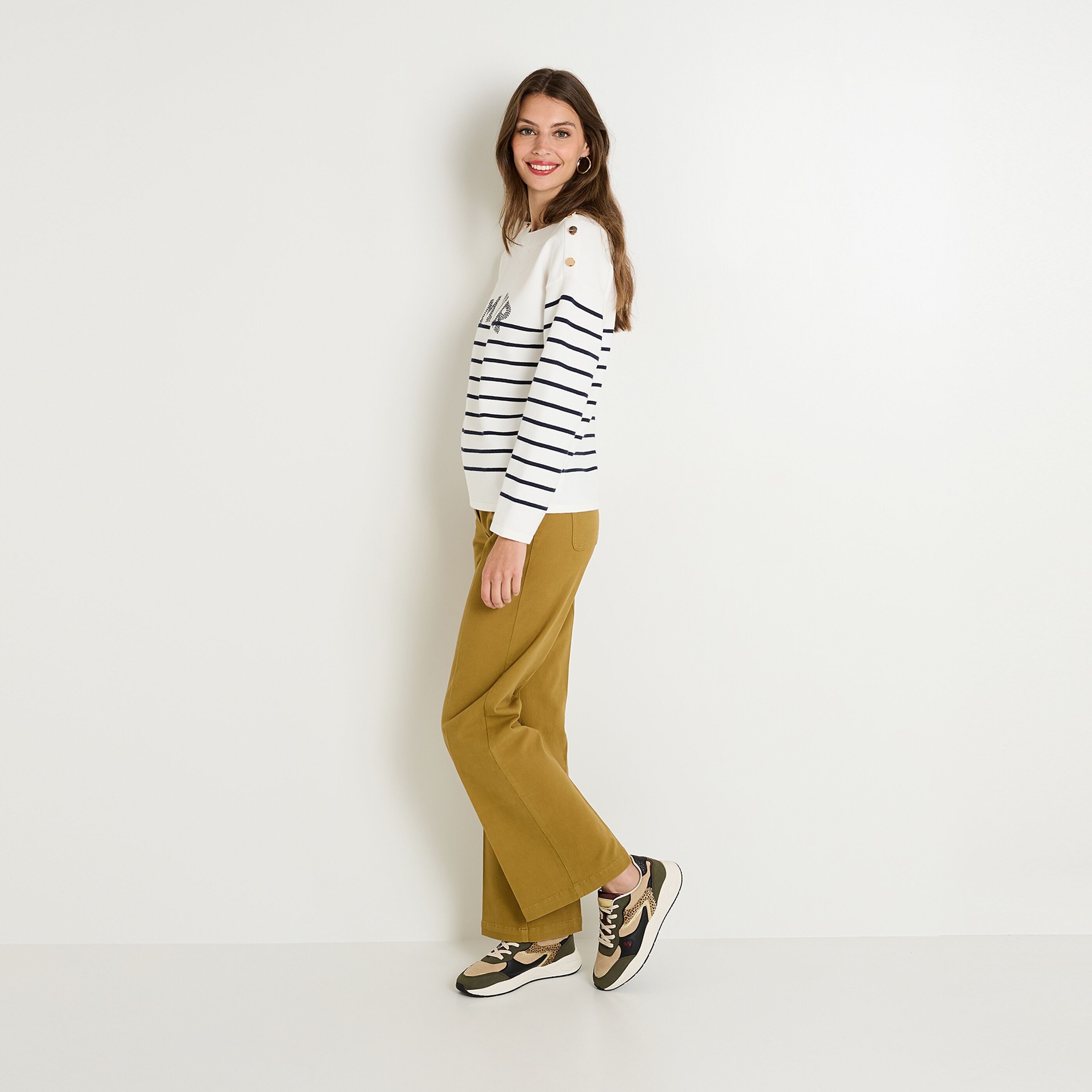 Pull manches longues femme