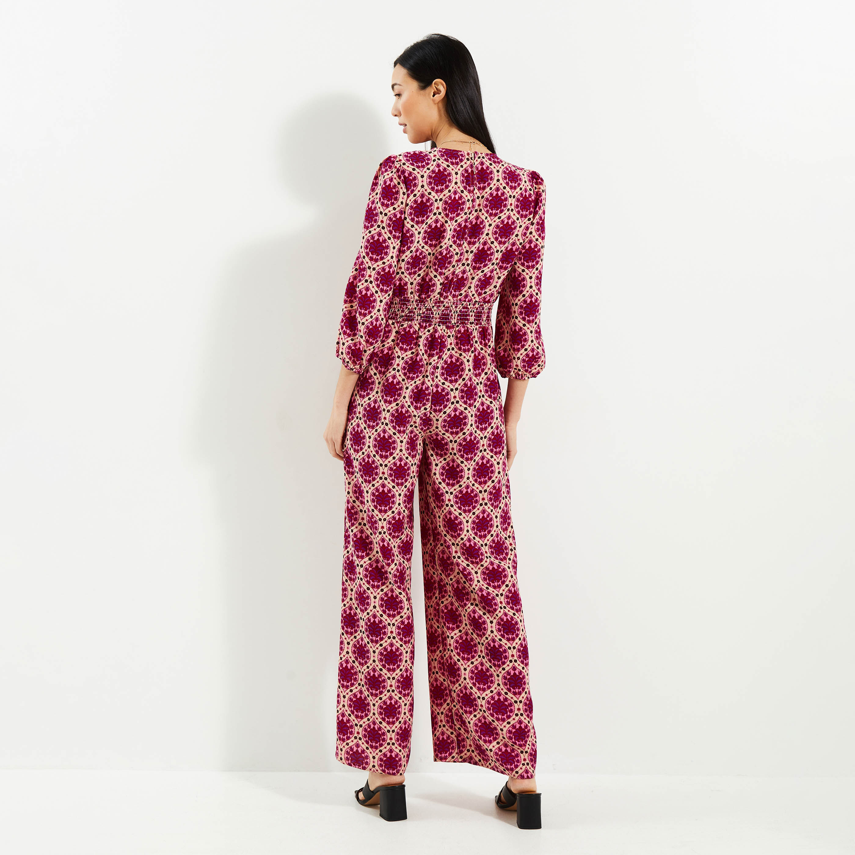 Combinaison imprim&eacute;e femme