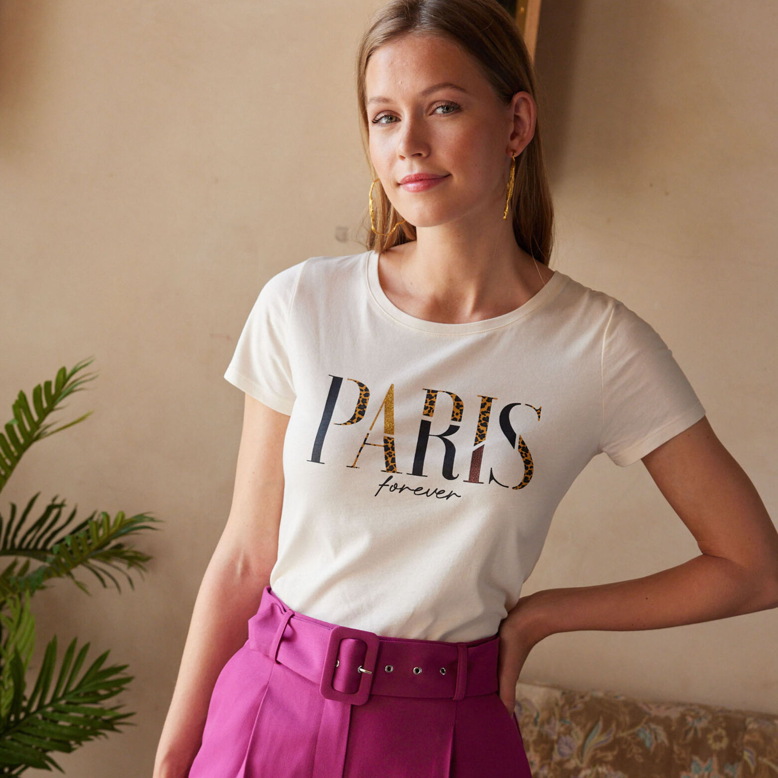 Tshirt message femme