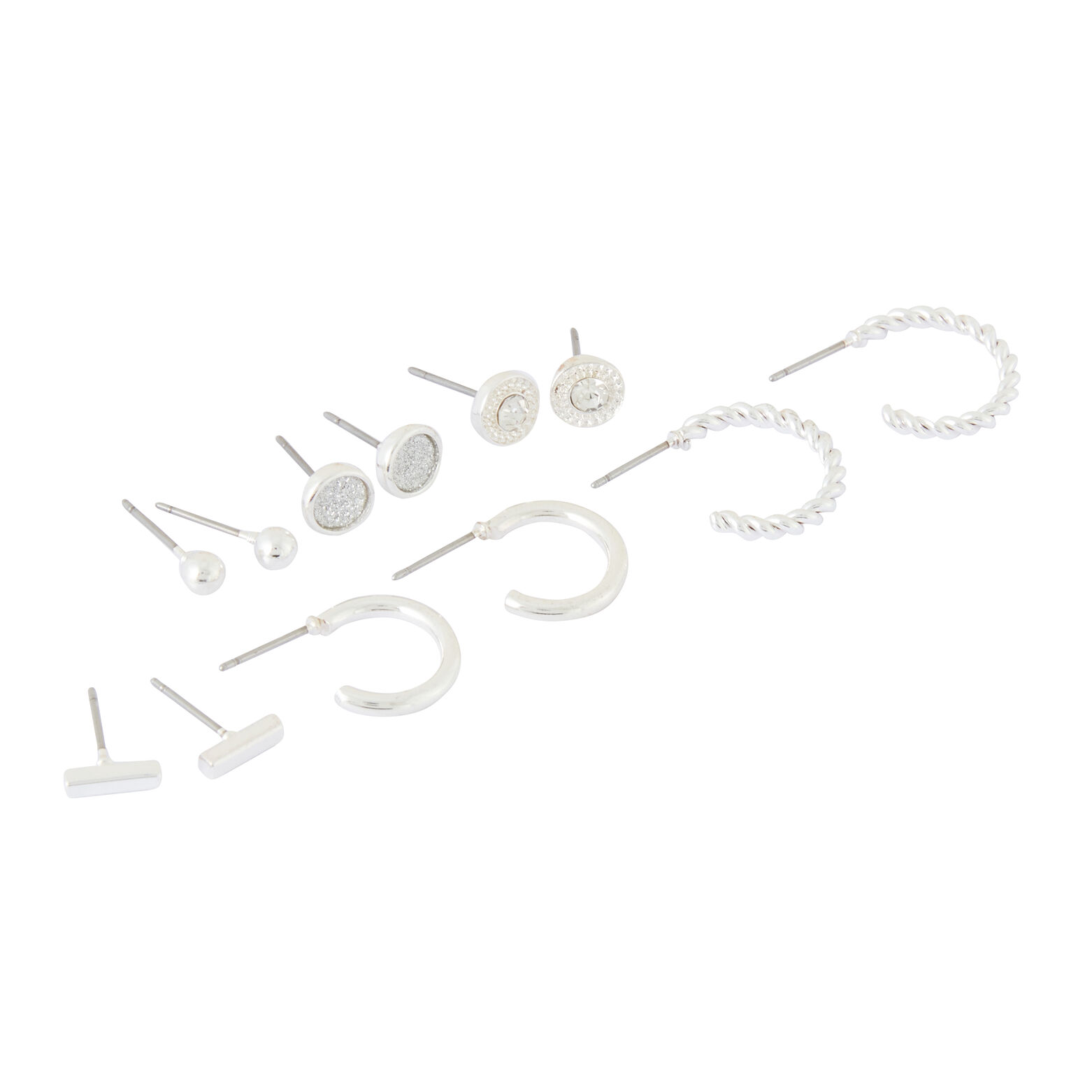 Set de 6 paires de boucles d'oreilles