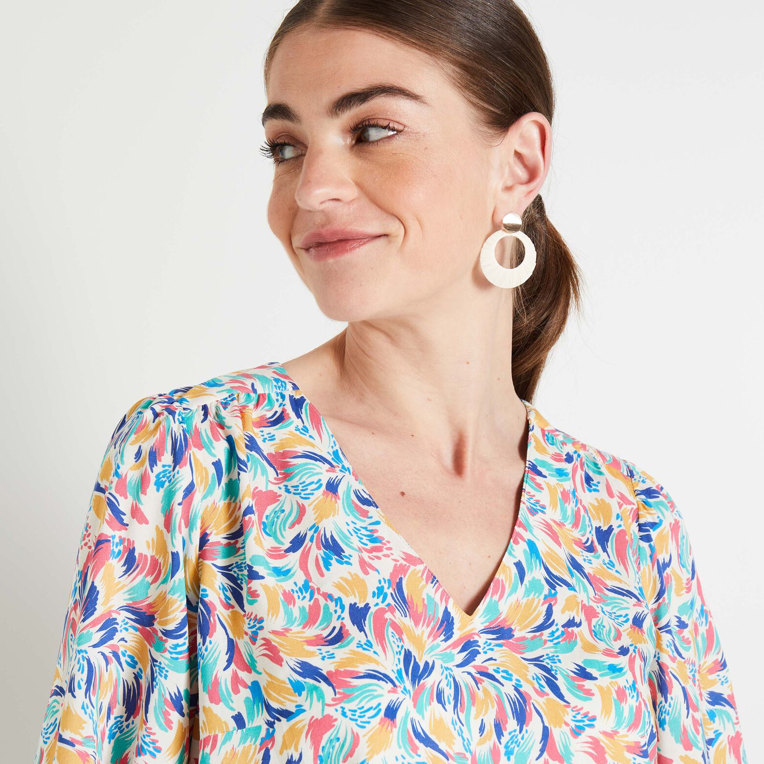 Blouse imprimée femme