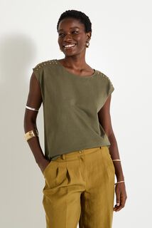 T-shirt col rond femme