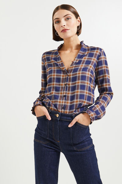 Chemise à carreaux femme