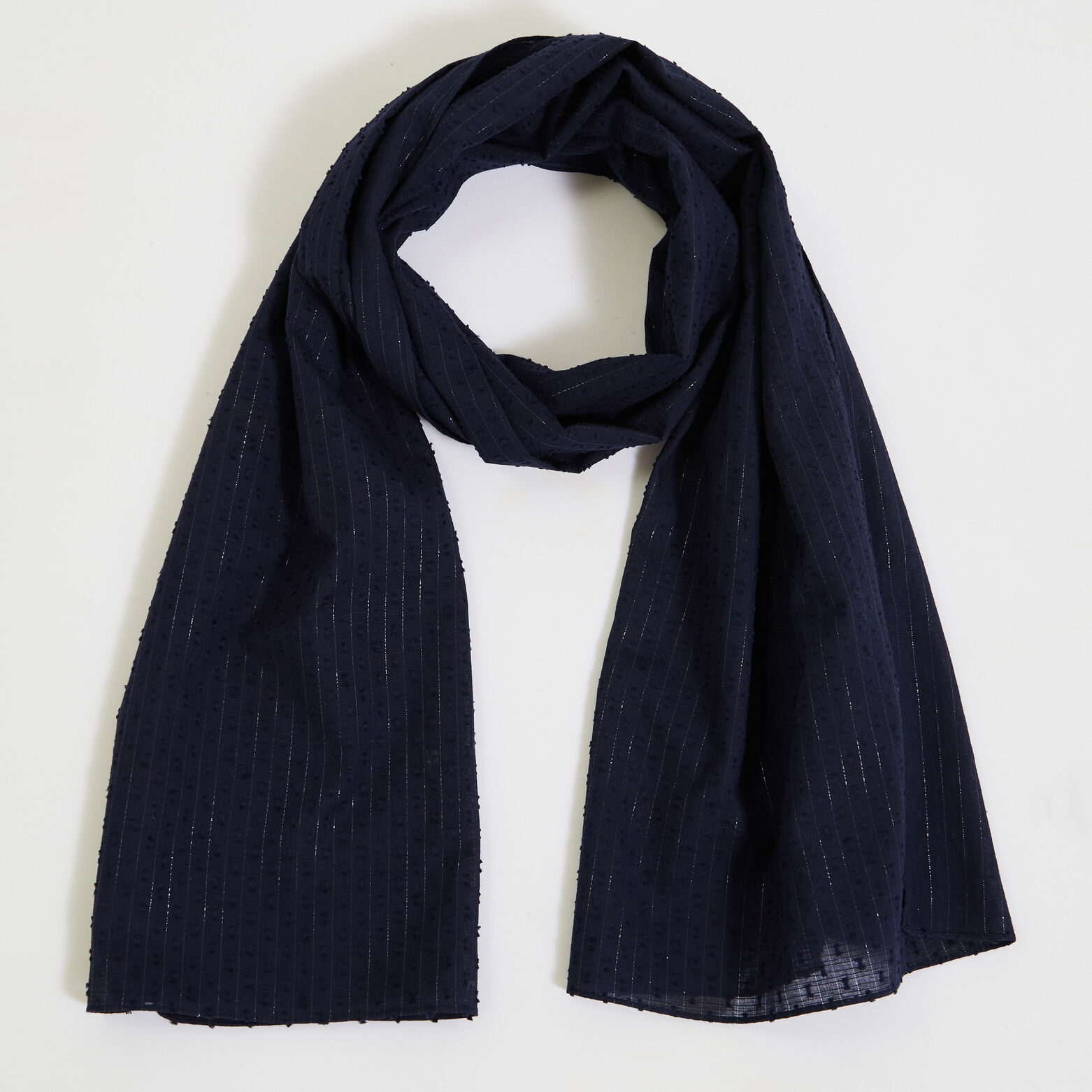 Foulard plumetis femme