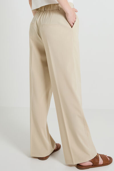 Pantalon à pince large femme
