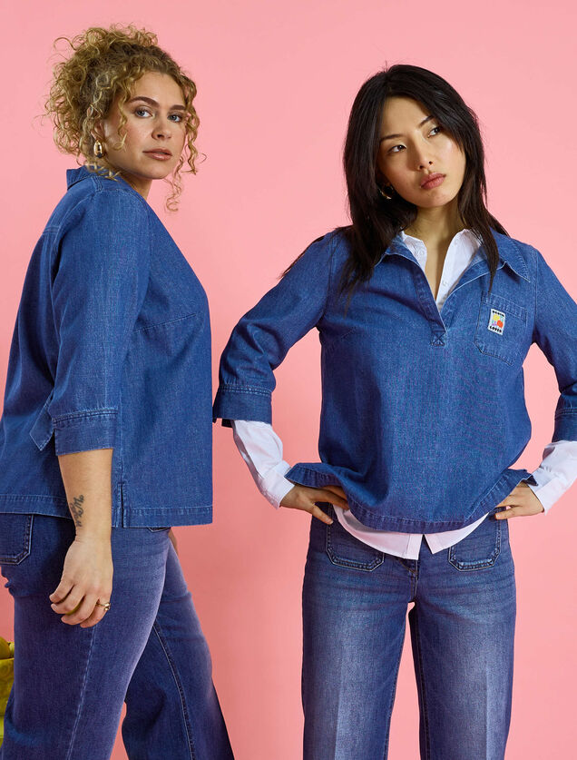 Vareuse en denim femme