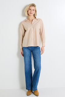 Chemise oversize rayée femme