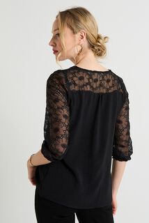 Blouse à manches fantaisie femme