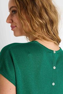 Pull manches courtes femme