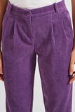 pantalon velours côtelé femme