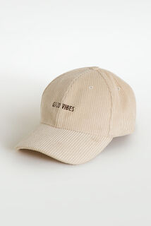Casquette en velours femme