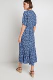 Robe longue imprimée femme
