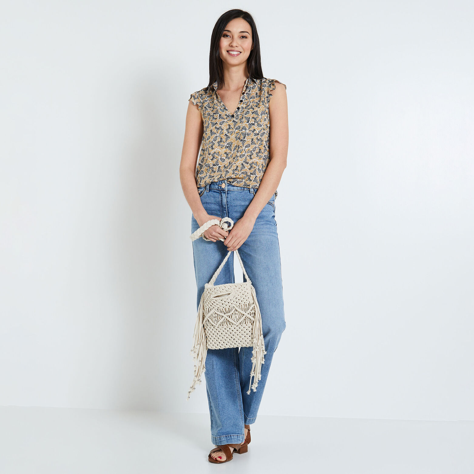 Blouse imprimée femme