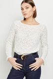T-shirt dentelle femme
