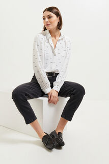 Chemise imprimée femme