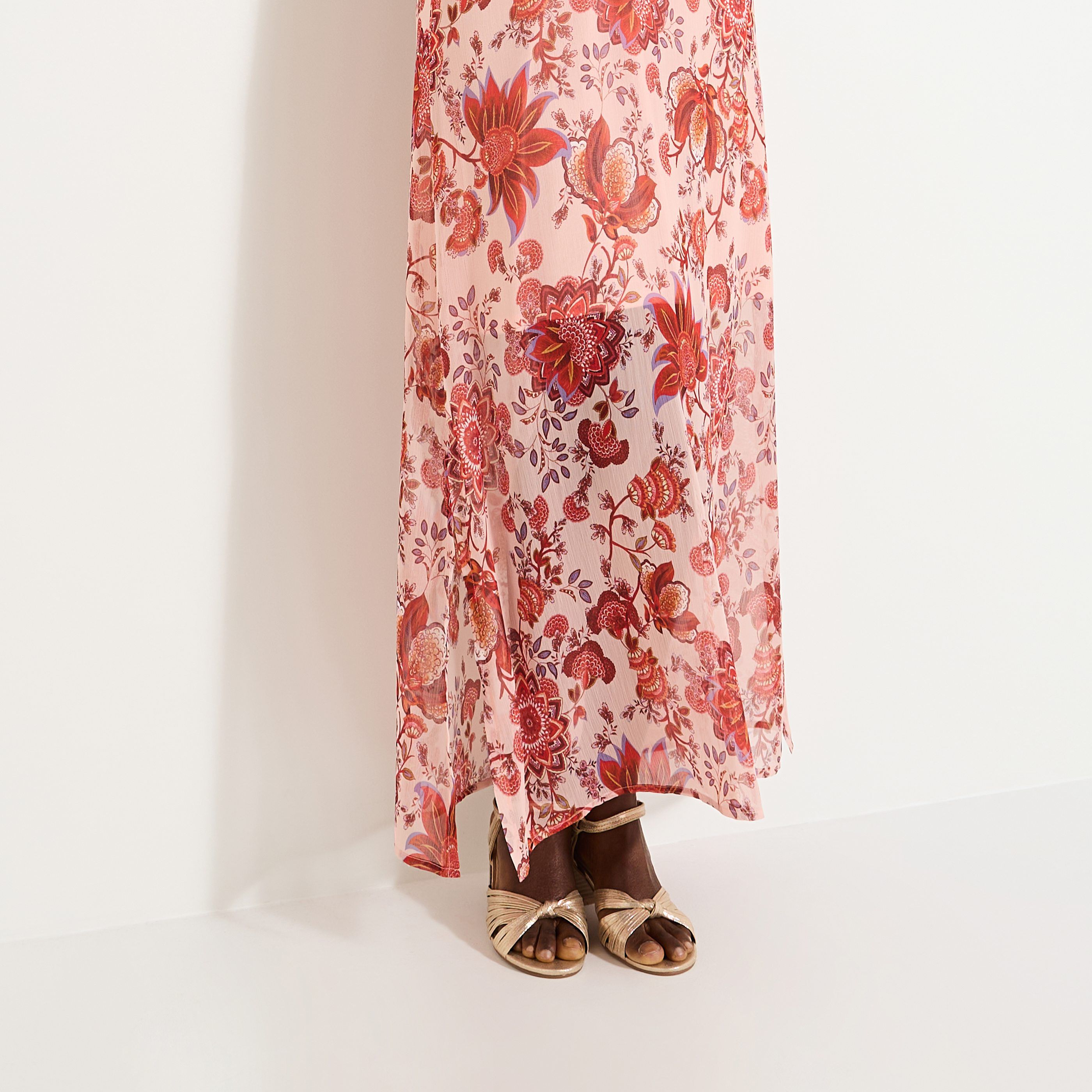 Robe imprim&eacute; fleuri femme