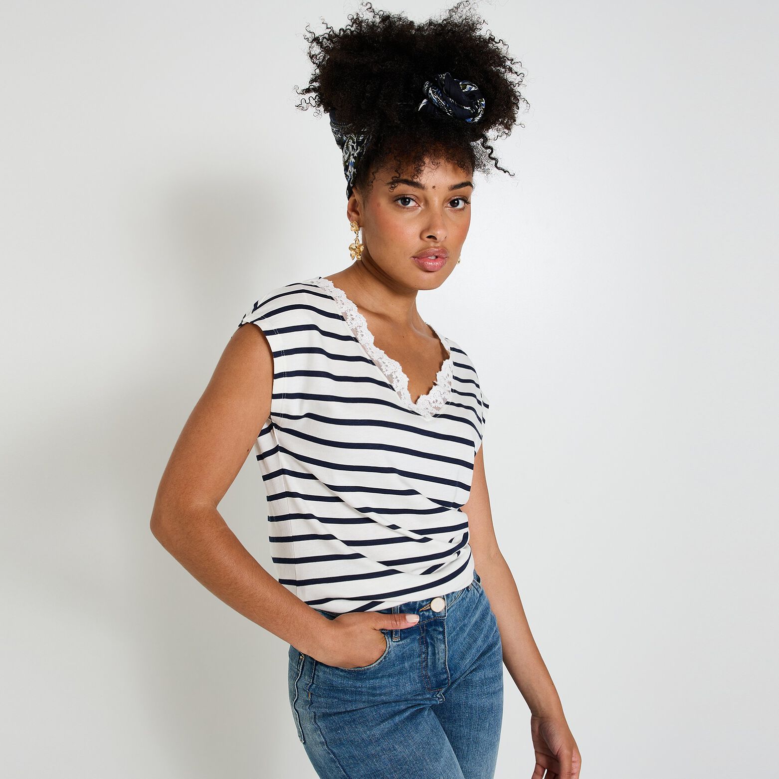 Tshirt rayé femme