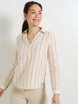 Blouse rayée femme
