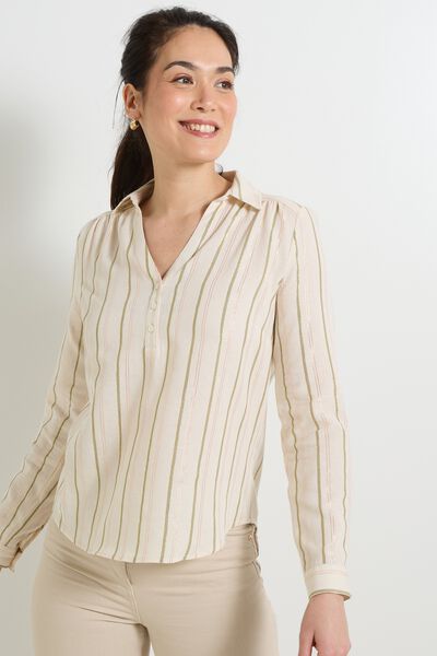 Blouse rayée femme