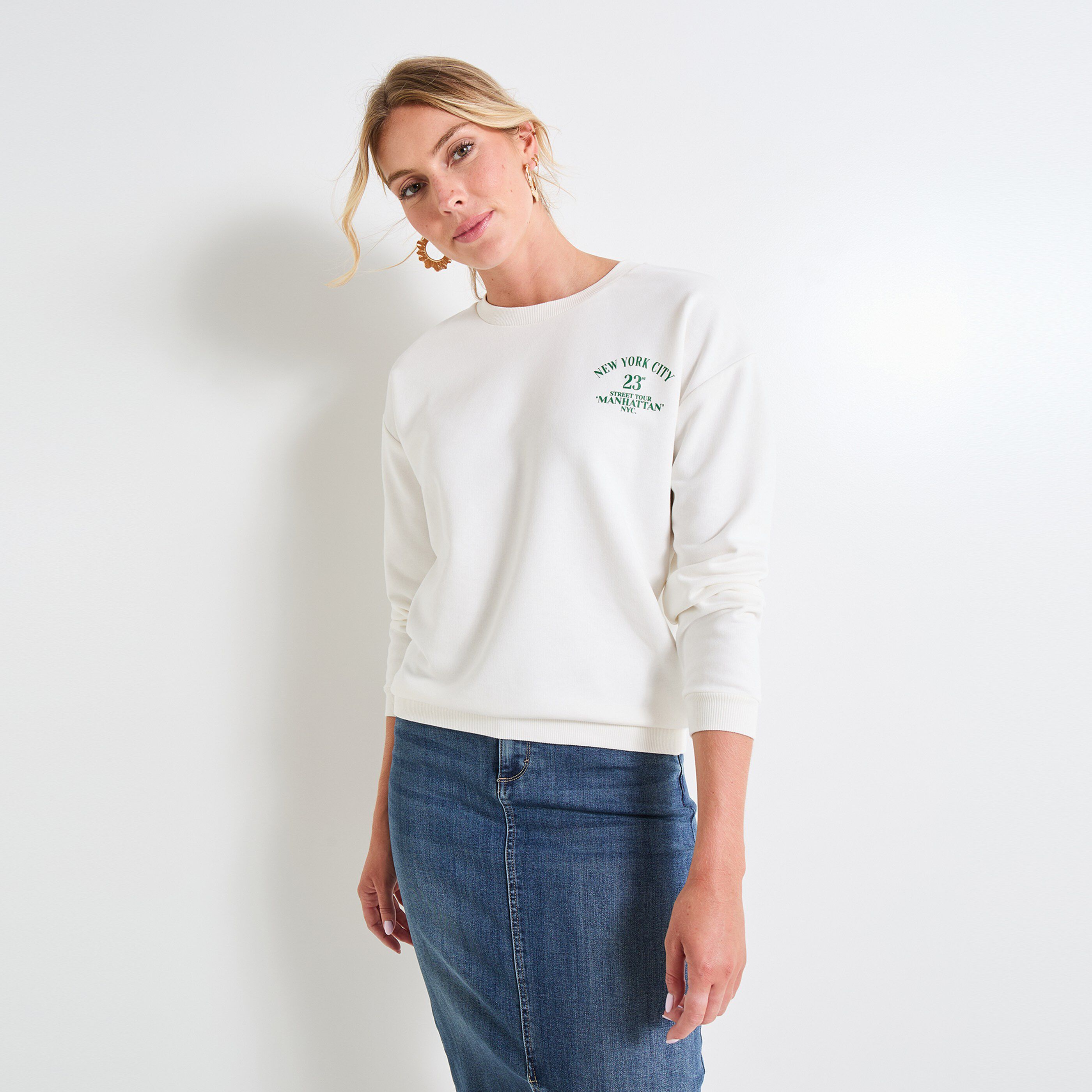 Sweat manches longues femme