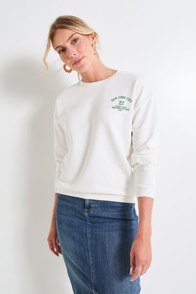 Sweat manches longues femme