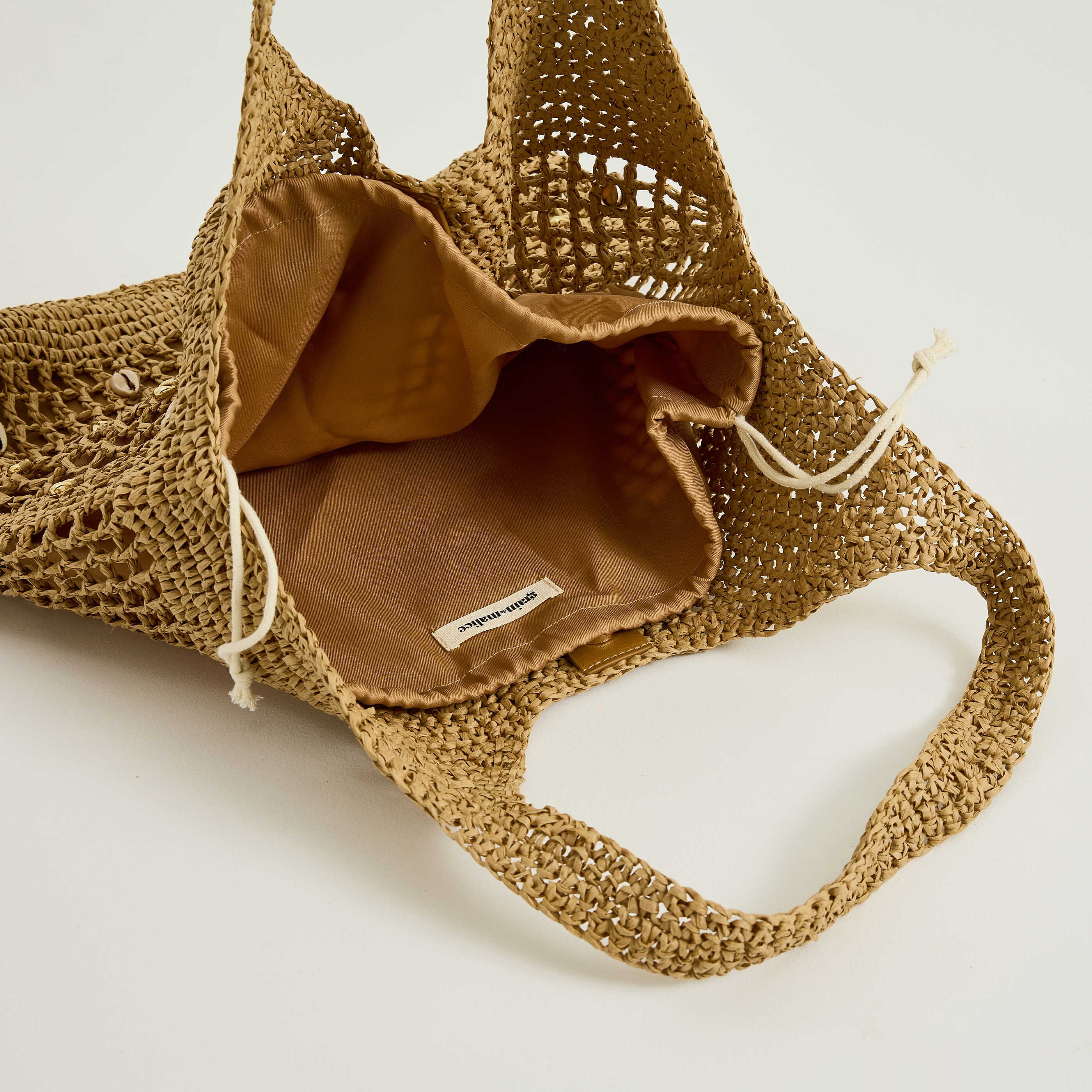 Sac panier petits coquillages femme