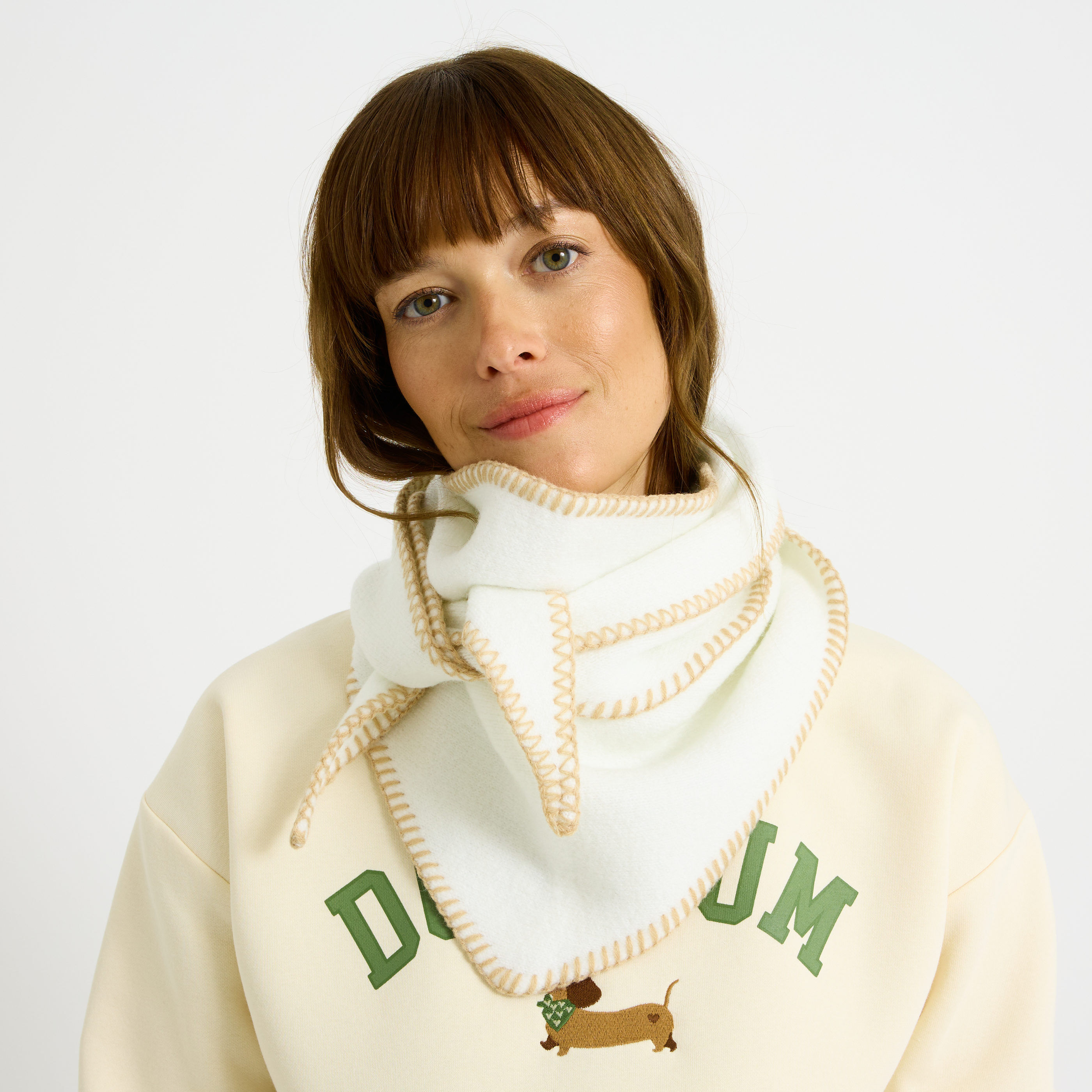 &Eacute;charpe forme triangulaire femme