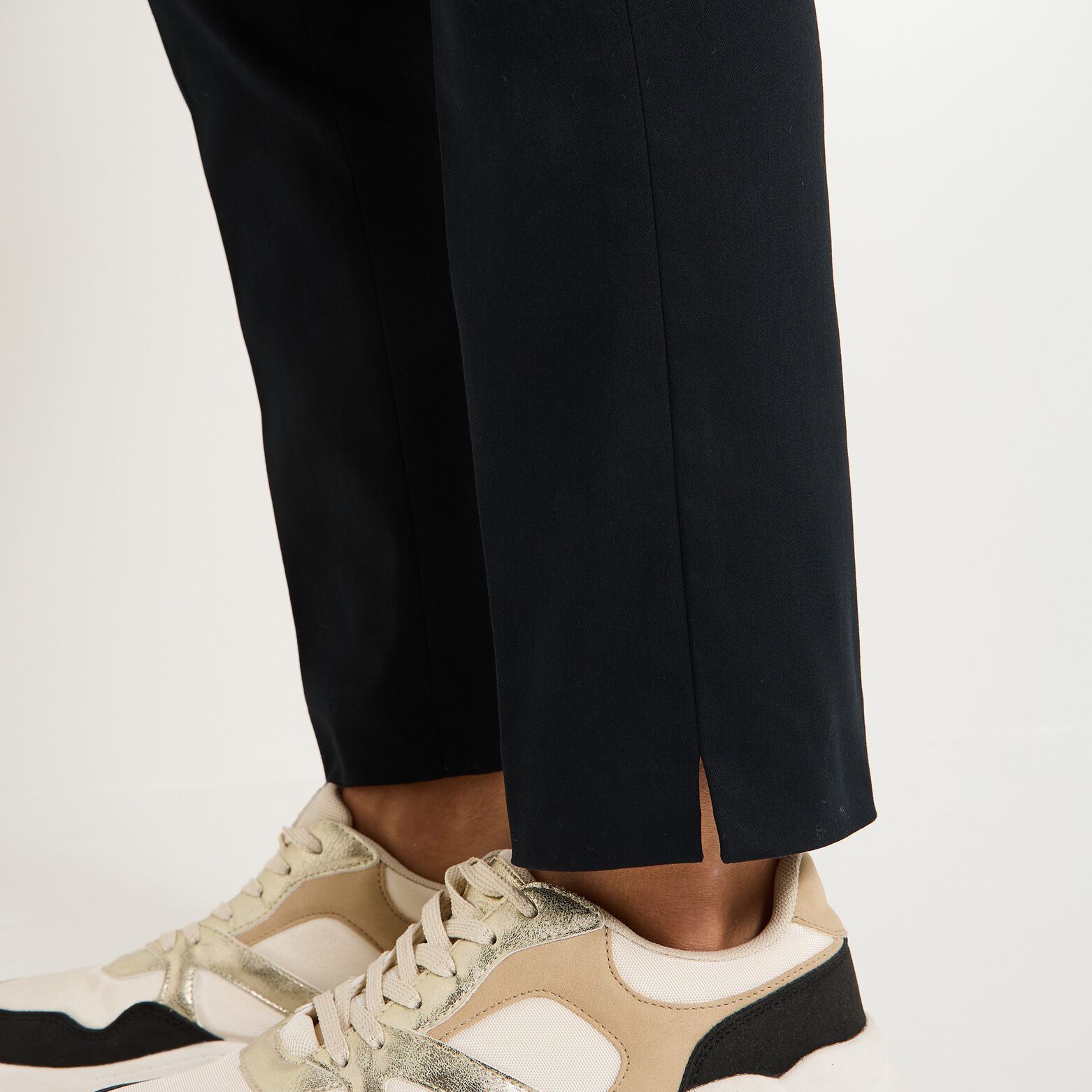 Pantalon tall raccourci femme