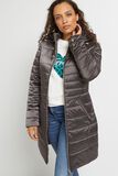 Doudoune fine longue femme