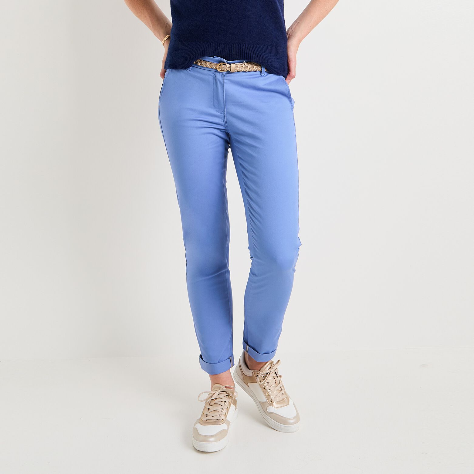 Pantalon chino femme