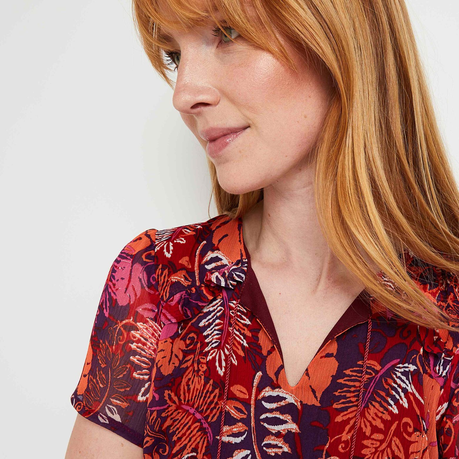Blouse manches courtes femme