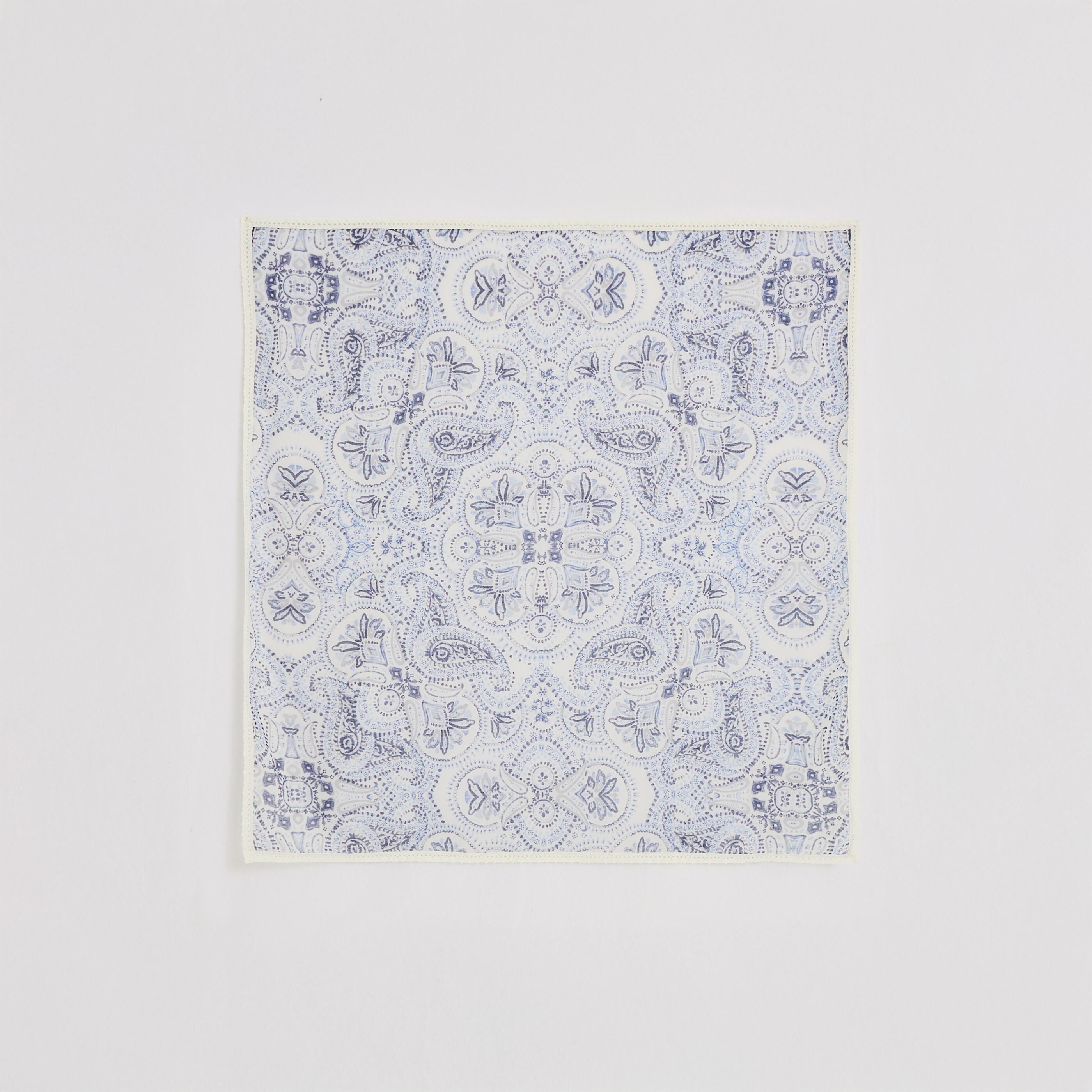 Foulard carr&eacute; imprim&eacute; paisley femme